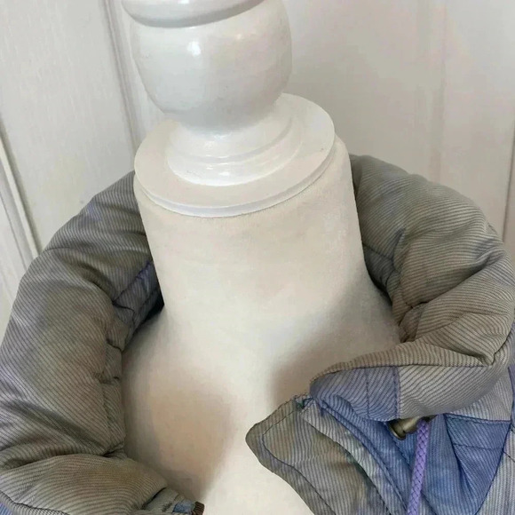 Descente Womens Vintage Y2K Ski Jacket Size 8 Blue Puffer Jacket - Picture 11 of 11